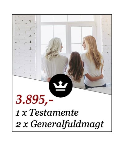 Testamente & 2xGeneralfuldmagt
